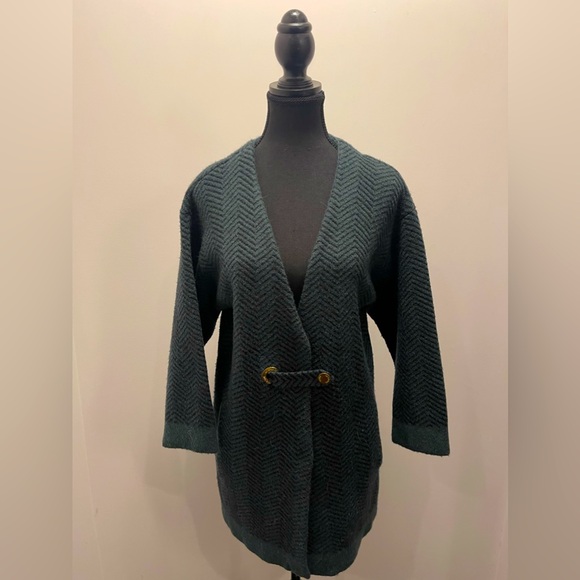 Michael Kors Green Coat - Picture 1 of 2